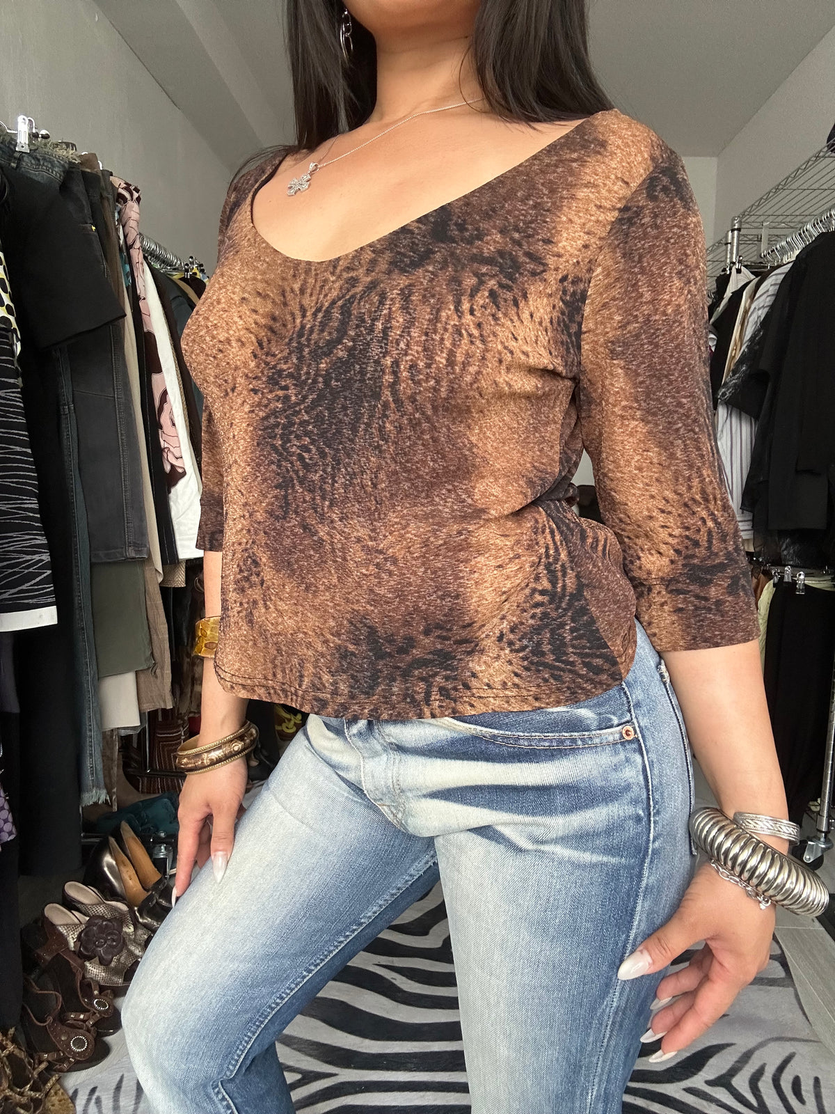 Printed blouse