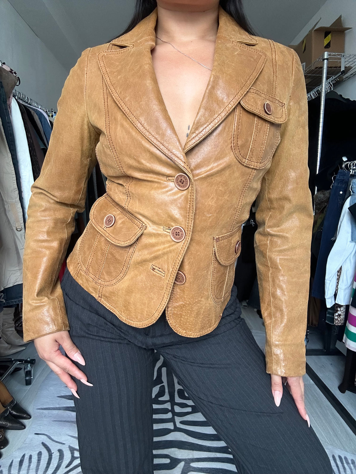 Vintage leather jacket