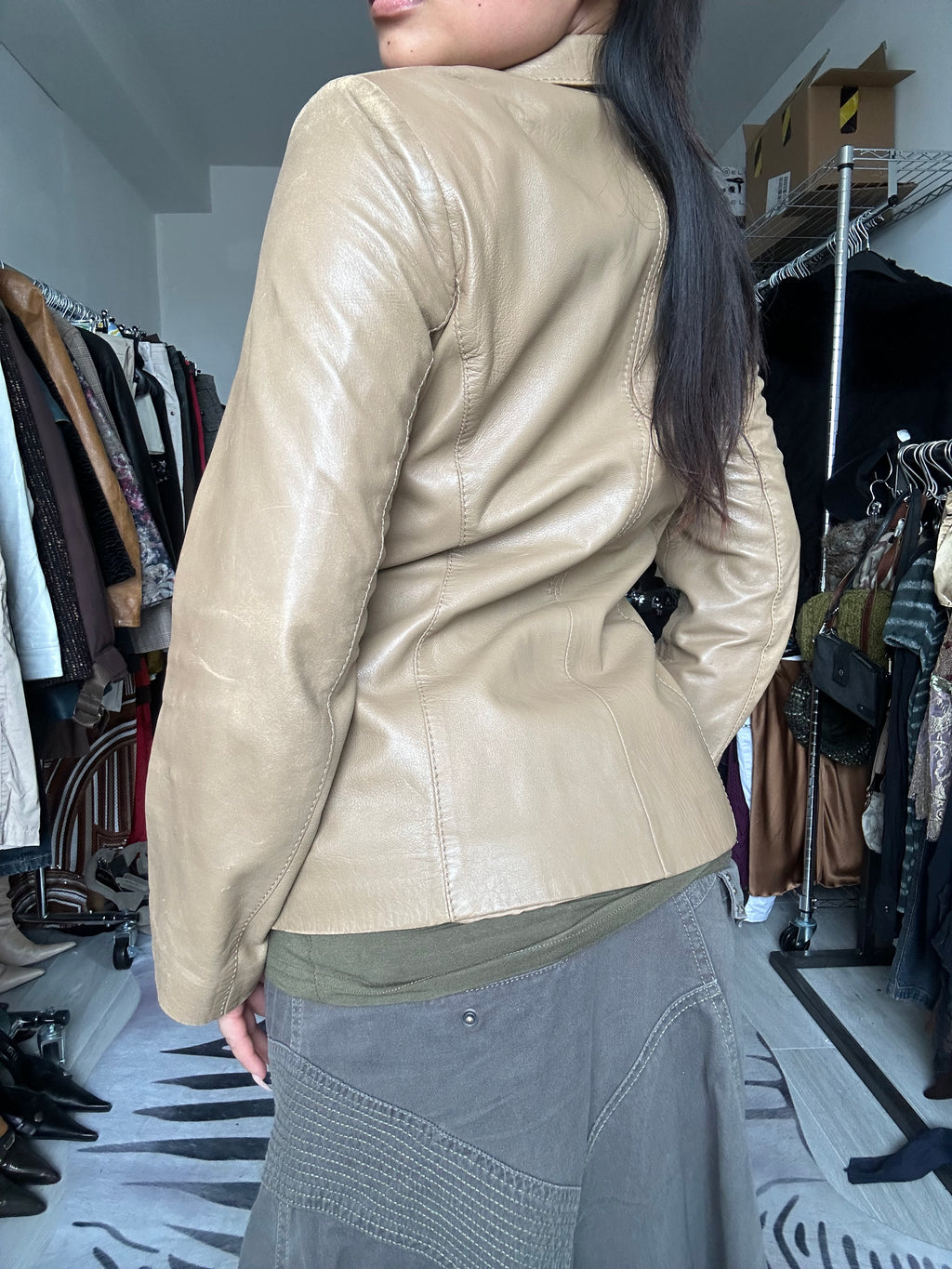 Vintage leather jacket