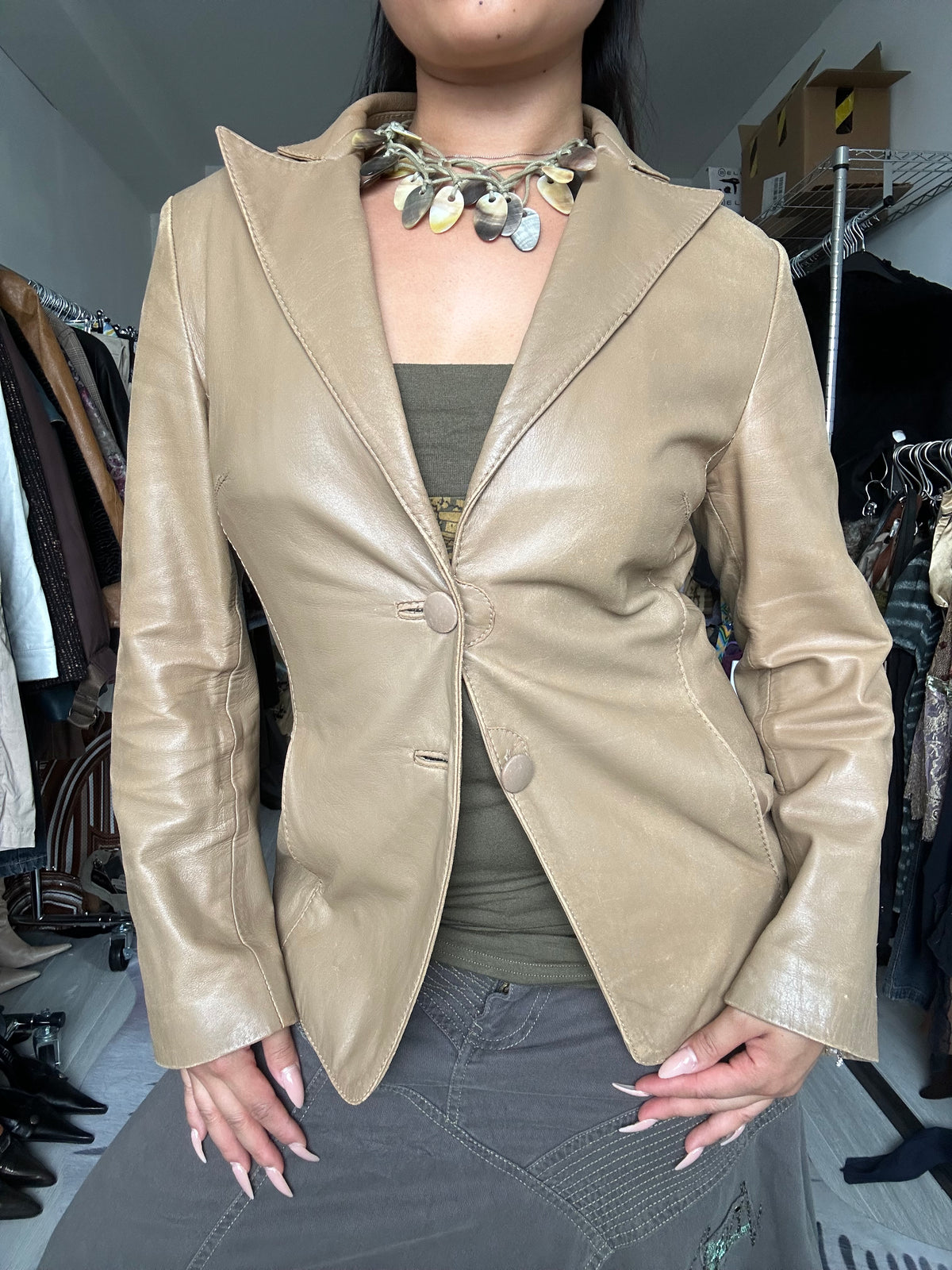 Vintage leather jacket