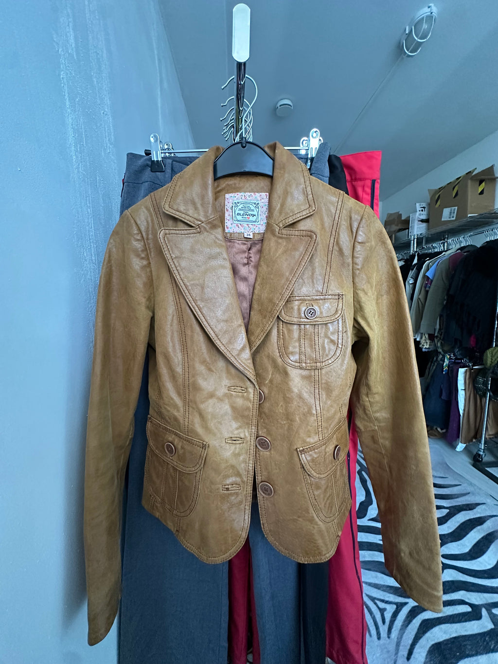 Vintage leather jacket