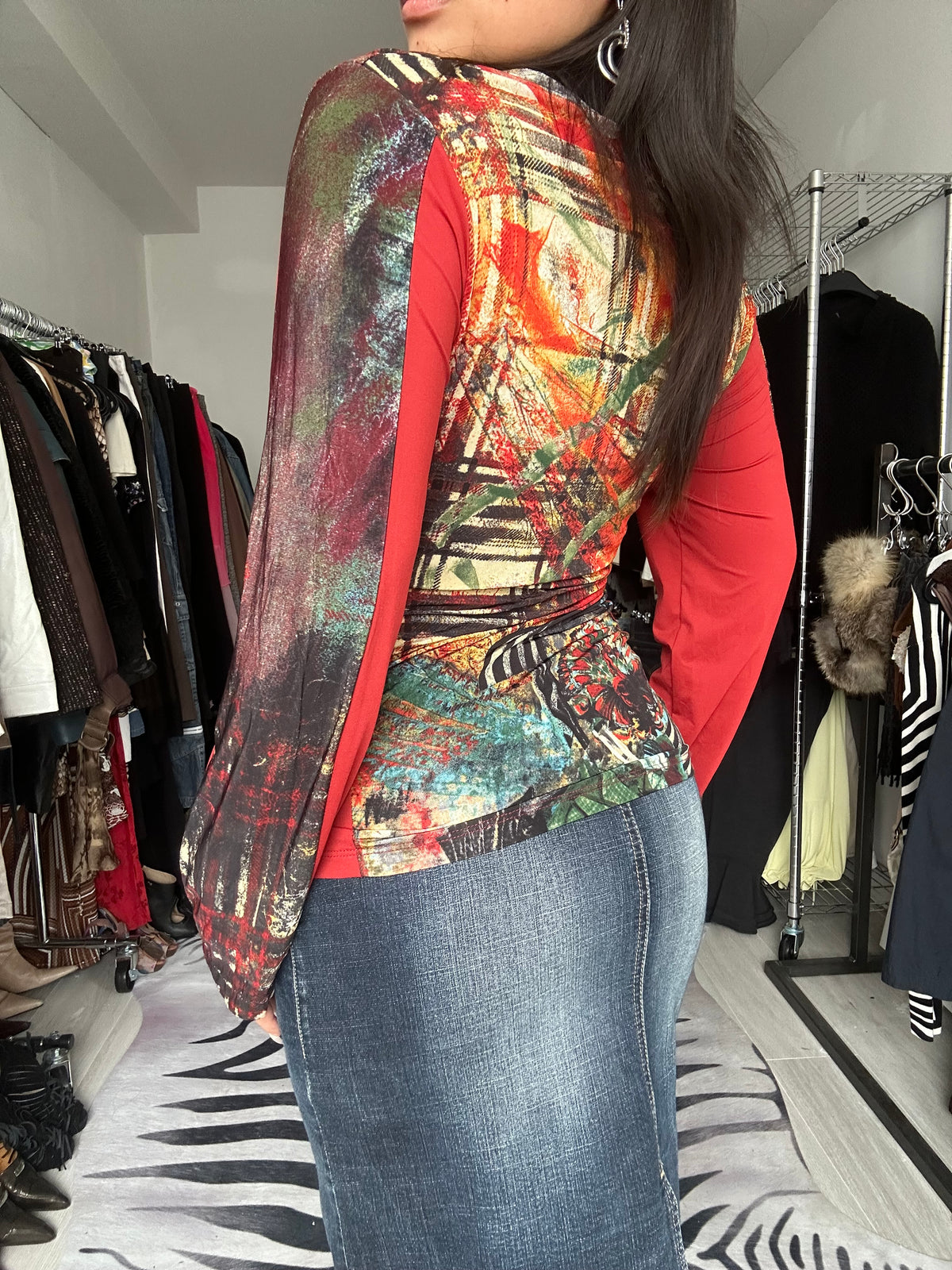 Vintage Save the Queen longsleeve blouse