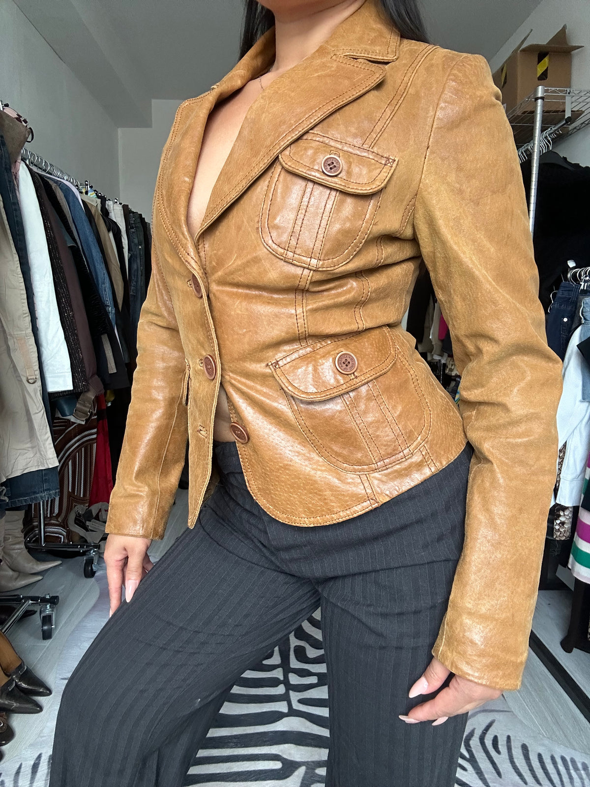 Vintage leather jacket