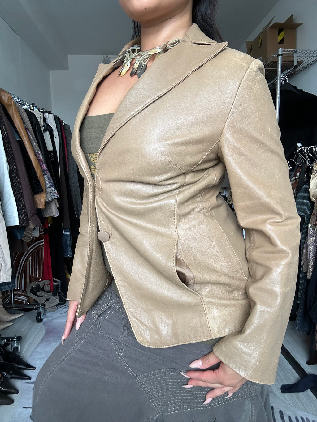 Vintage leather jacket