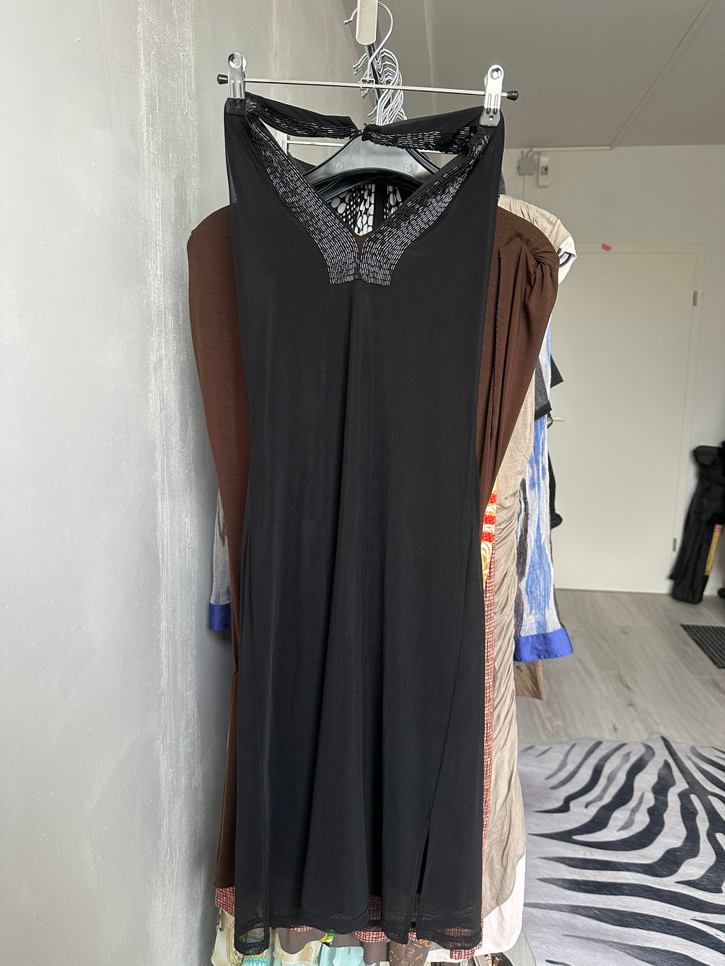 Motivi sequin midi dress