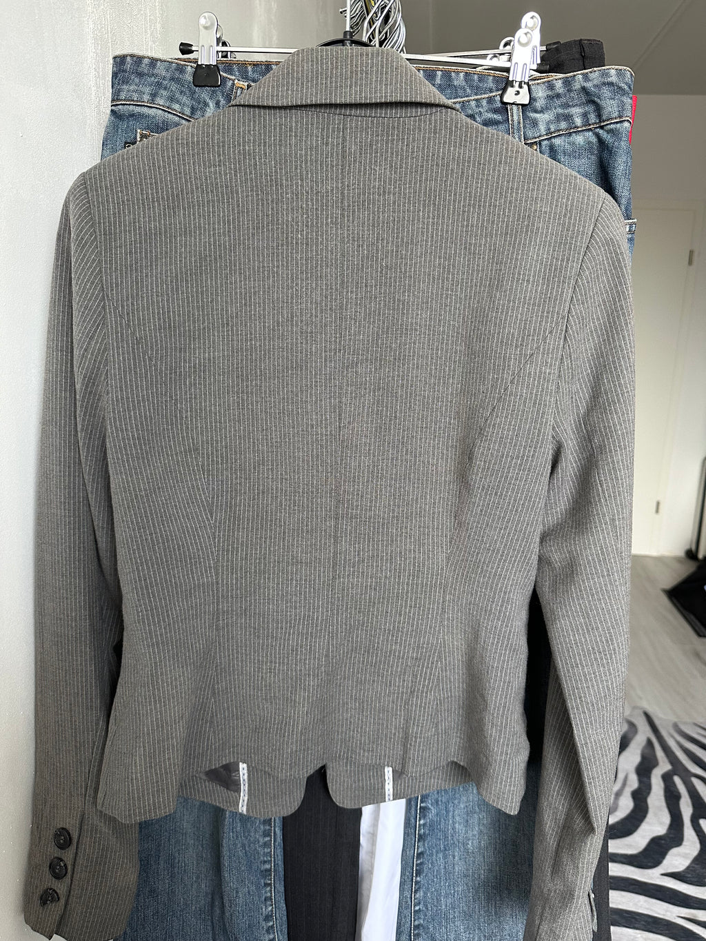 Blazer with stripes