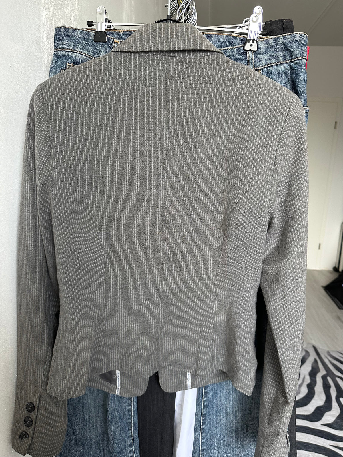 Blazer with stripes