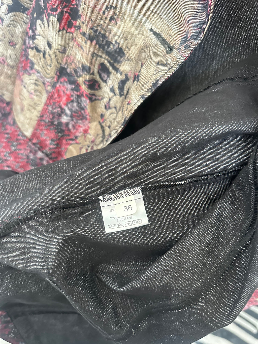 Vintage printed blazer