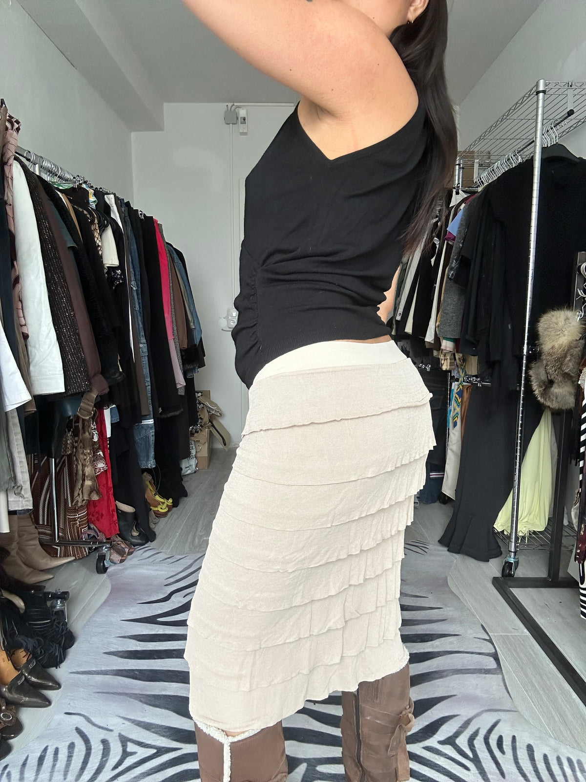Midi skirt made in Italy