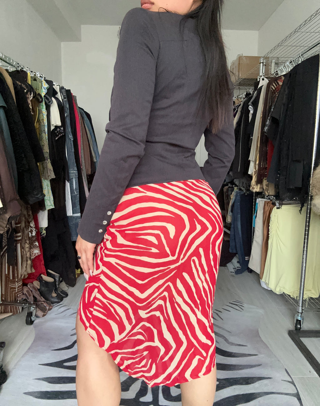 Midi skirt made in Italy