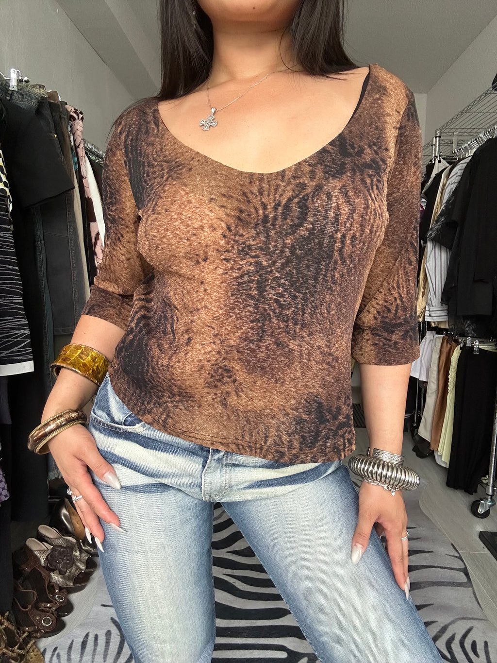 Printed blouse