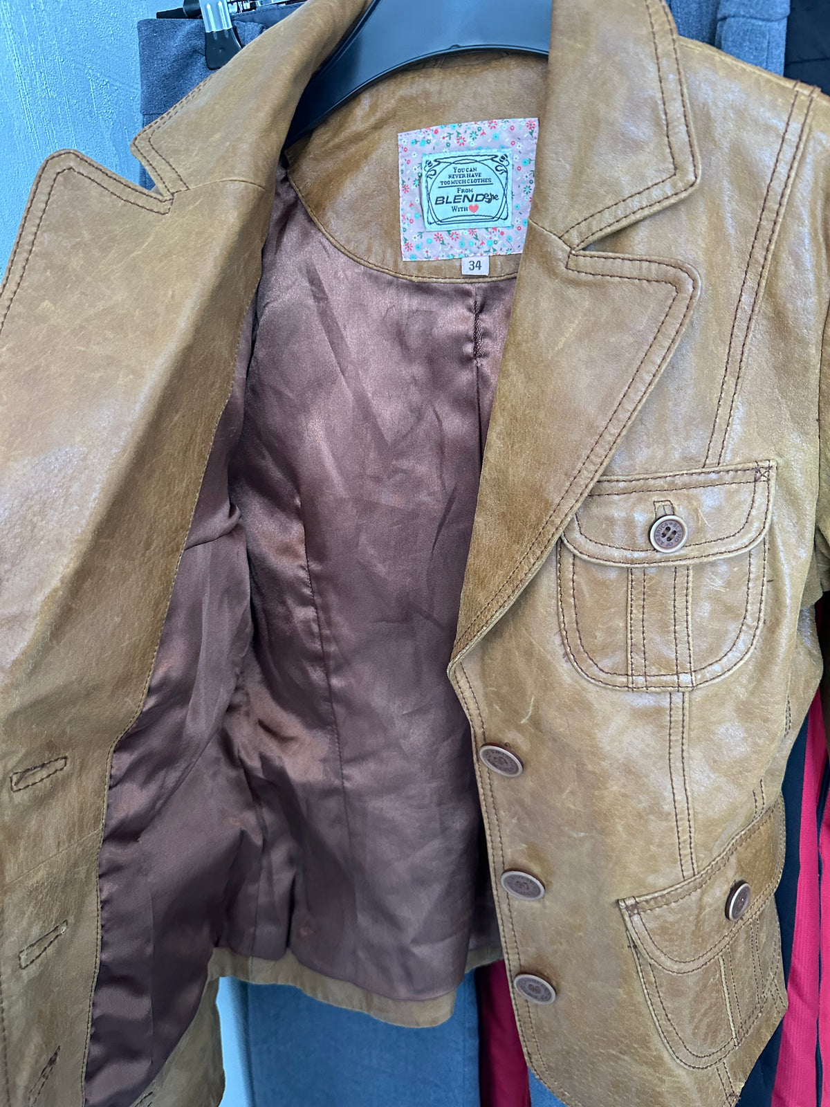 Vintage leather jacket