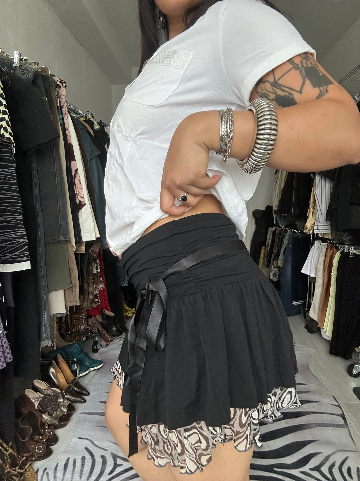 Mini skirt made in Italy