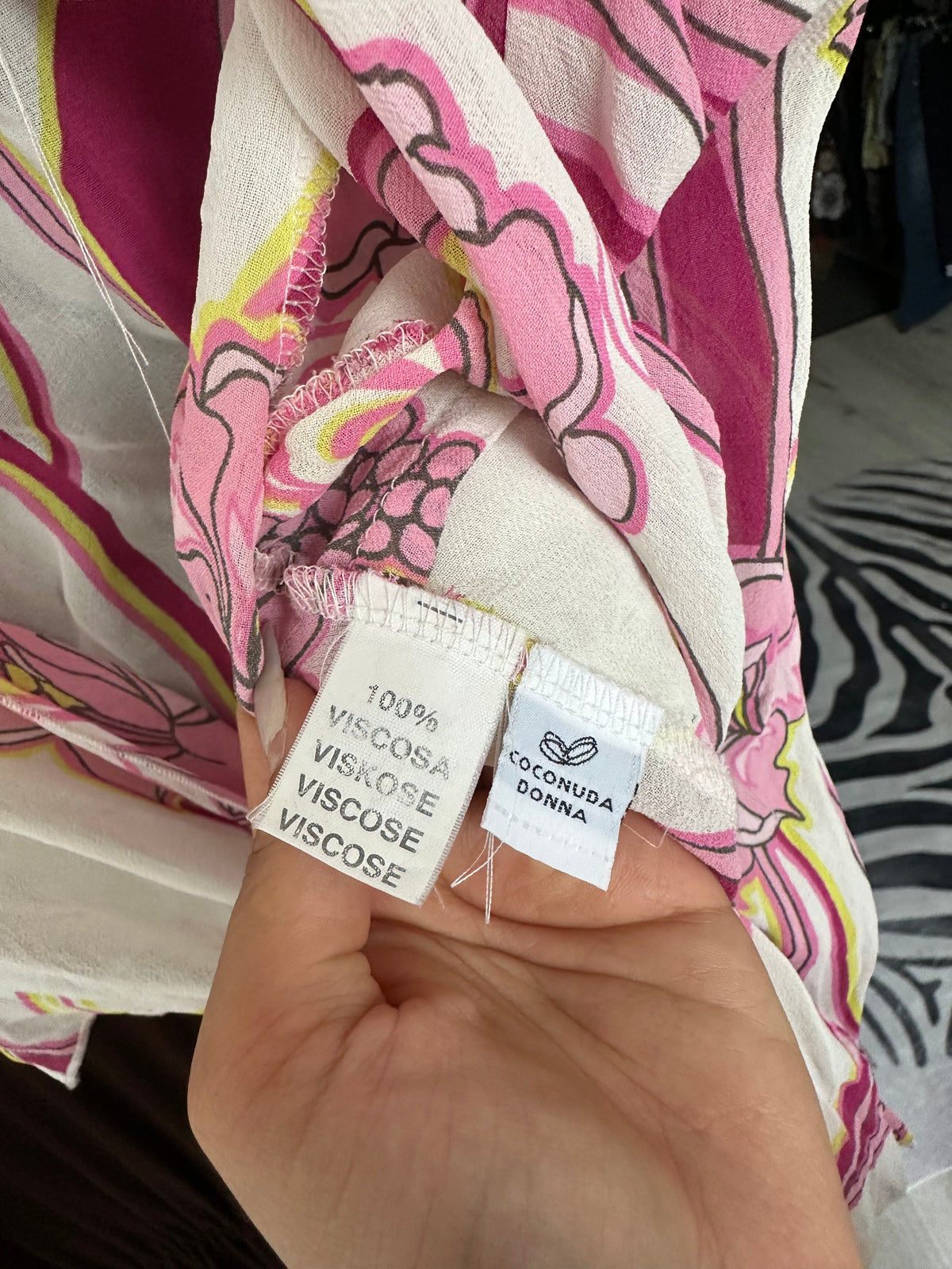 Blouse with floral prints
