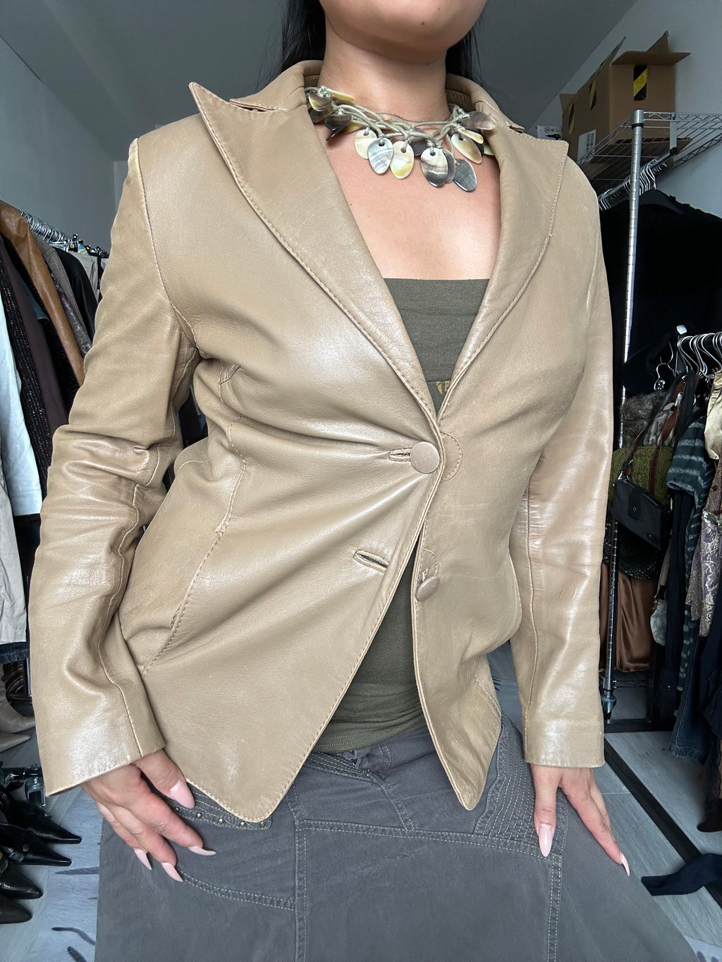 Vintage leather jacket